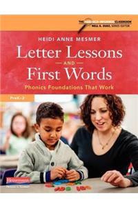 Letter Lessons and First Words