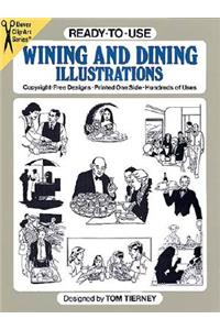 Ready-To-Use Wining and Dining Illustrations