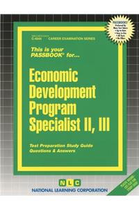 Economic Development Program Specialist II, III