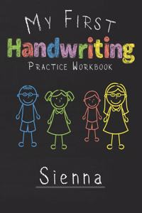 My first Handwriting Practice Workbook Sienna