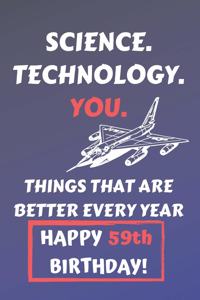 Science. Technology. You. Things That Are Better Every Year Happy 59th Birthday