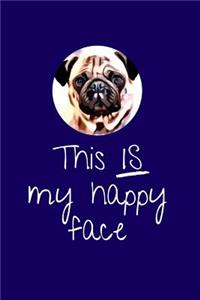 This IS my happy face - notebook
