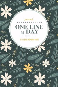 Journal - One Line a Day: A 5-Year Memory Book - 5-Year Journal - 5-Year Diary - Notebook for Keepsake Memories and Journaling