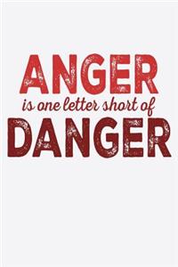 Anger Is One Letter Short Of Danger