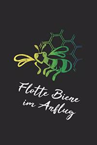 Flotte Biene im Anflug