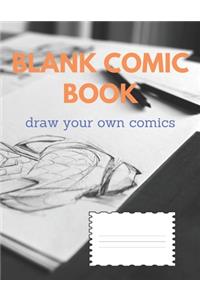 BLANK COMIC BOOK draw your own comics