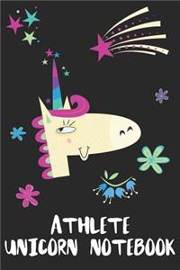 Athlete Unicorn Notebook