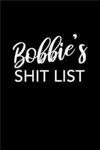 Bobbie's Shit List