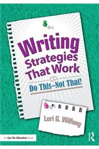 Writing Strategies That Work