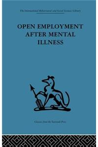 Open Employment after Mental Illness