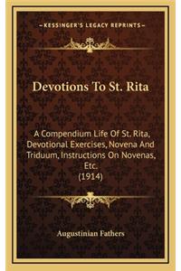 Devotions to St. Rita