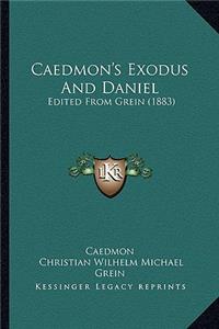 Caedmon's Exodus And Daniel