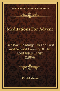 Meditations for Advent