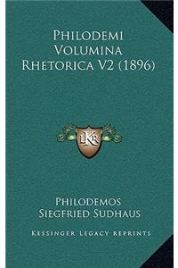 Philodemi Volumina Rhetorica V2 (1896)