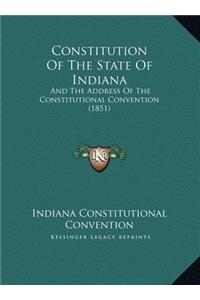 Constitution Of The State Of Indiana