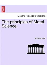 principles of Moral Science.