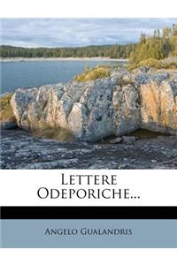 Lettere Odeporiche...