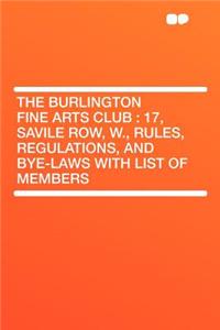 The Burlington Fine Arts Club