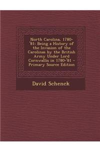 North Carolina, 1780-'81