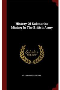 History of Submarine Mining in the British Army