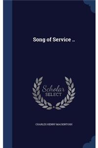 Song of Service ..