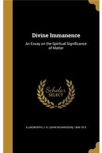 Divine Immanence