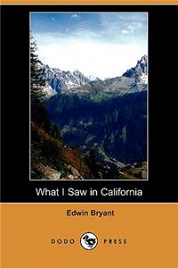What I Saw in California (Dodo Press)