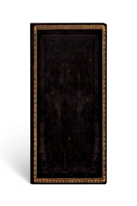 Black Moroccan Midi Lined Softcover Flexi Journal (240 pages)
