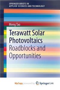 Terawatt Solar Photovoltaics