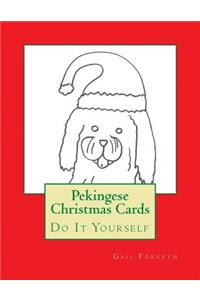 Pekingese Christmas Cards