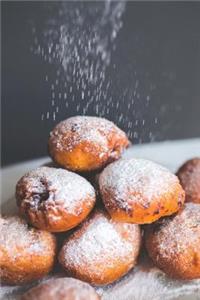 Homemade Fritters with Powdered Sugar Journal