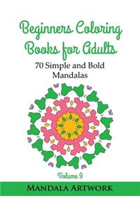 Beginners Coloring Books for Adults - Volume 9