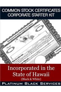 Common Stock Certificates Corporate Starter Kit