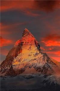 Matterhorn Mountain at Sunset Switzerland Journal