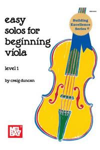 Easy Solos for Beginning Viola, Level 1