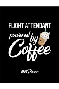 Flight Attendant Powered By Coffee 2020 Planner