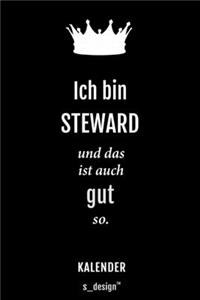 Kalender für Stewards / Steward / Flugbegleiter / Flugbegleiterin