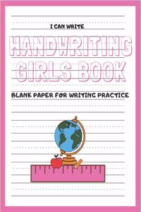 Handwriting Girls Book