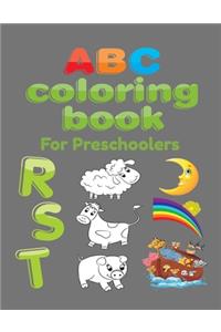 ABC Coloring Book For Preschoolers