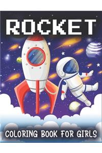 Rocket Coloring Book for Girls