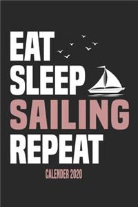 Eat Sleep Sailing Repeat Calender 2020