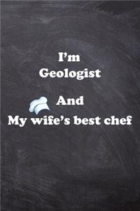 I am Geologist And my Wife Best Cook Journal