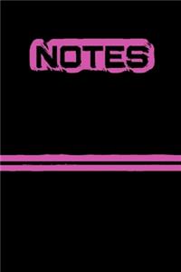 Notes: (6" x 9") Notebook