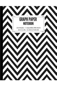 Graph Paper Notebook 5 Squares per inch