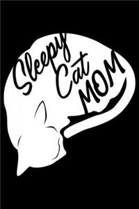 Sleepy Cat Mom