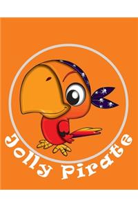 Jolly Pirate Notebook College Ruled