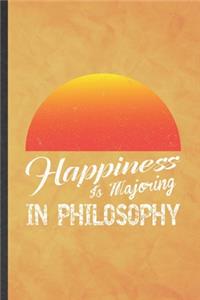 Happiness Is Majoring in Philosophy