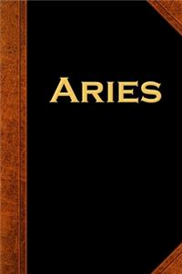 2020 Weekly Planner Aries Zodiac Horoscope Vintage 134 Pages