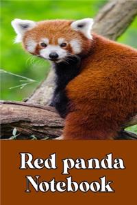 Red panda notebook