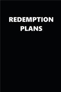 2020 Weekly Planner Funny Humorous Redemption Plans 134 Pages